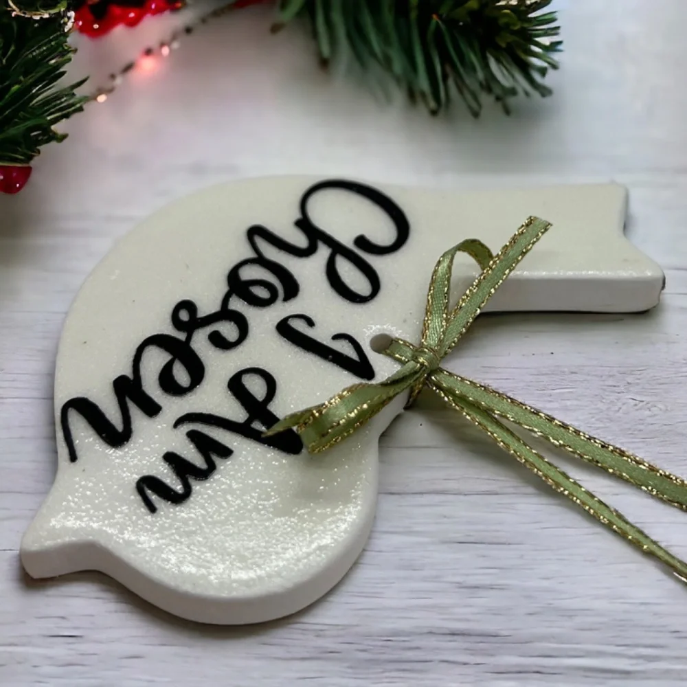 Handmade christmas ornament